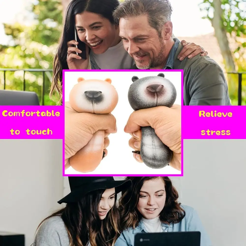 لطيف الإجهاد الإغاثة كابيبارا ضغط اللعب الحيوان اسفنجي كابيبارا ألعاب متململة بسط كابيبارا Toys الإجهاد الإغاثة للهدايا