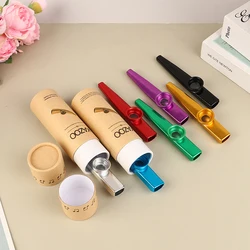 2Pcs/Set Kazoo Box Metal Paper Storage Holder for Mouth Blowing Musical Instrument Organizer Accessories