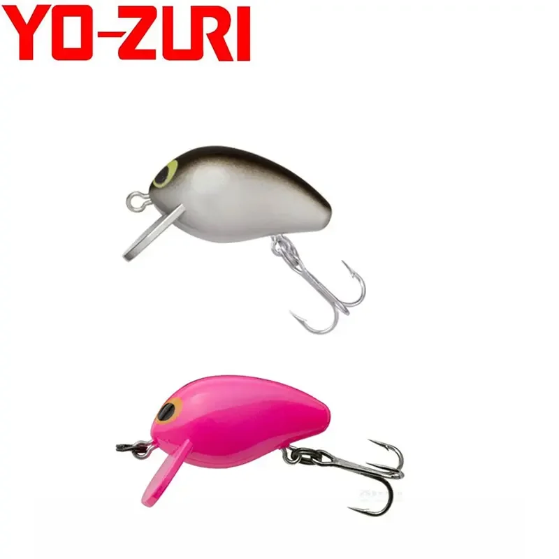 YO-ZURI 2g 2.5cm Mini Fat Man R1217 Micro Luya Bass Cocked Mouth Bait Sea Boat Fishing
