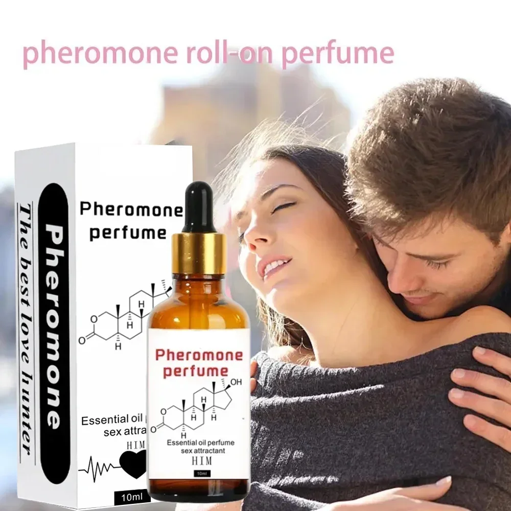 Long-Lasting Perfume Oil for Men Women, Refreshing Body Fragrance with Pheromones Essential Oil