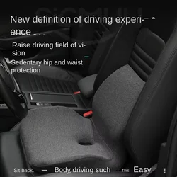 Orthopedic Memory Foam Thickned Car Seat Cushion Set Slow Rebound Office Chair Back Support Cushion Seat Support Lumbar Cushion