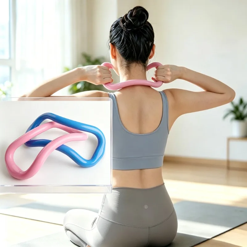 Anneau de yoga Prati pour étirements des épaules, relaxation musculaire, massage apaisant, équipement de fitness à domicile pour amincissement