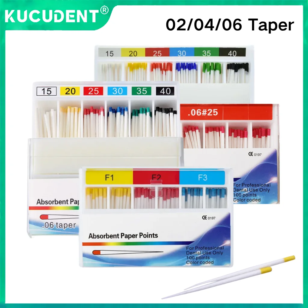 

1 коробка, стоматологические впитывающие бумажные точки F1F2F3, 0,02 0,04 конуса, чистое хлопковое волокно, сильное впитывание для эндодонтии, стоматологические корневые файлы