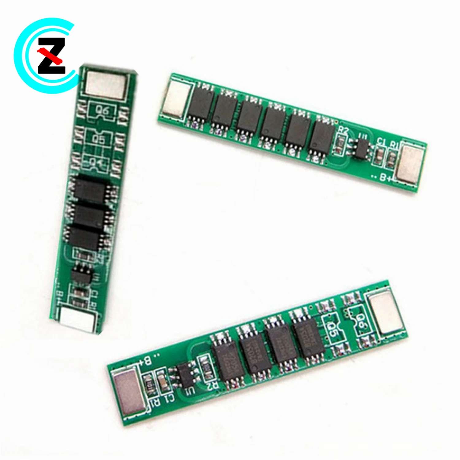 Single 3.7V lithium battery protection board 1 series 18650 polymer battery protection board 6-12A working current