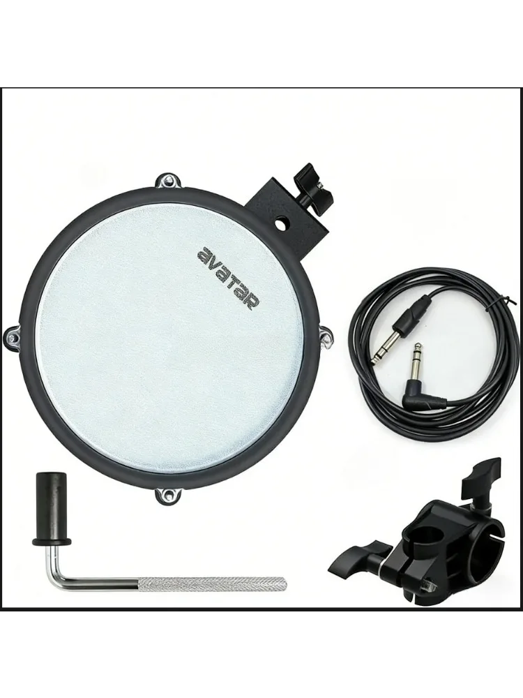 

8inch Dual zone Snare Tom Mesh Drum Pad for Electronic Drum Set With Clamp Cable