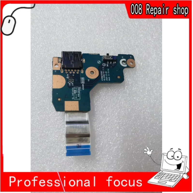 New Original for Lenovo appliances 5 pro-16 ach6h laptop hy660/hy661 ns-d562 USB switch card board 5c50s25187 free and fast ship