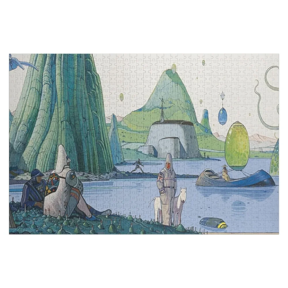 

Moebius - Jean Giraud Jigsaw Puzzle Custom Wooden Gift Custom Kids Toy Puzzle