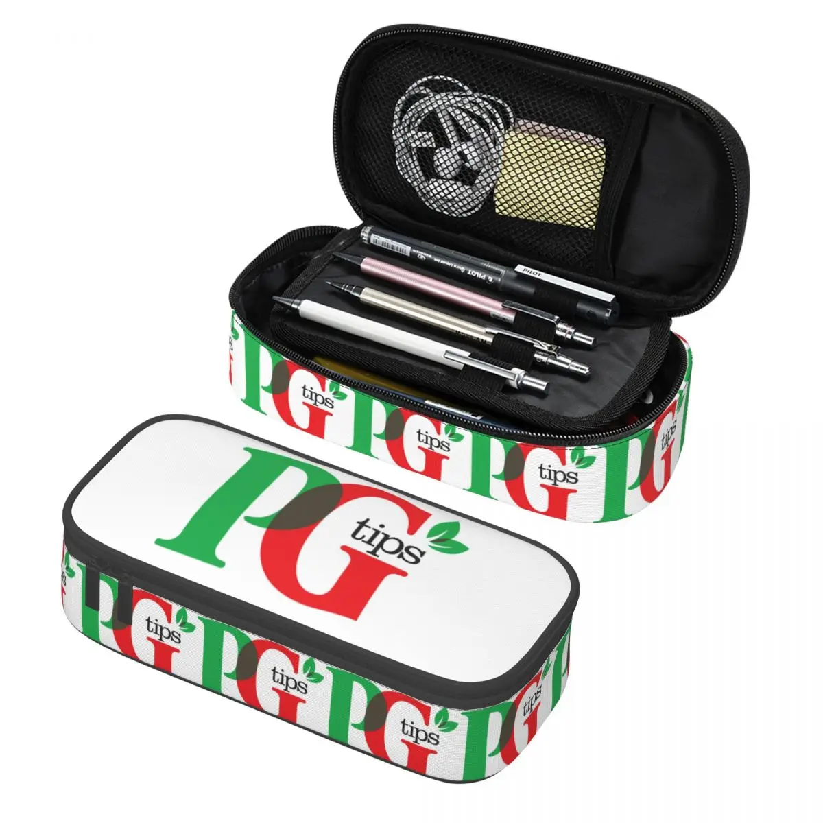 

PG Tips Pencil Case Pencil Pouch Storage Stationery Supplies Large Storage Pen Box Pencil Bag for Kids