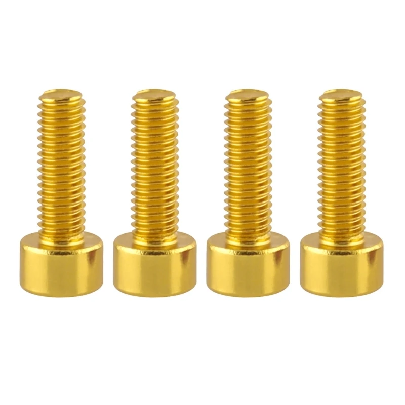 31BE 4pcs Road Bike Water Bottles Cage Bolt Corrosion Resistant Bike Bottles Cage Screws With Most Bike Models