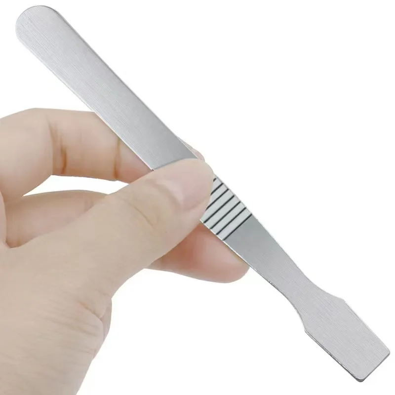 1/2Pcs Flux Scraper Metal Tin Scraping Solder Paste Mixing Pry Opening Spudger for Mobile Phone Repair