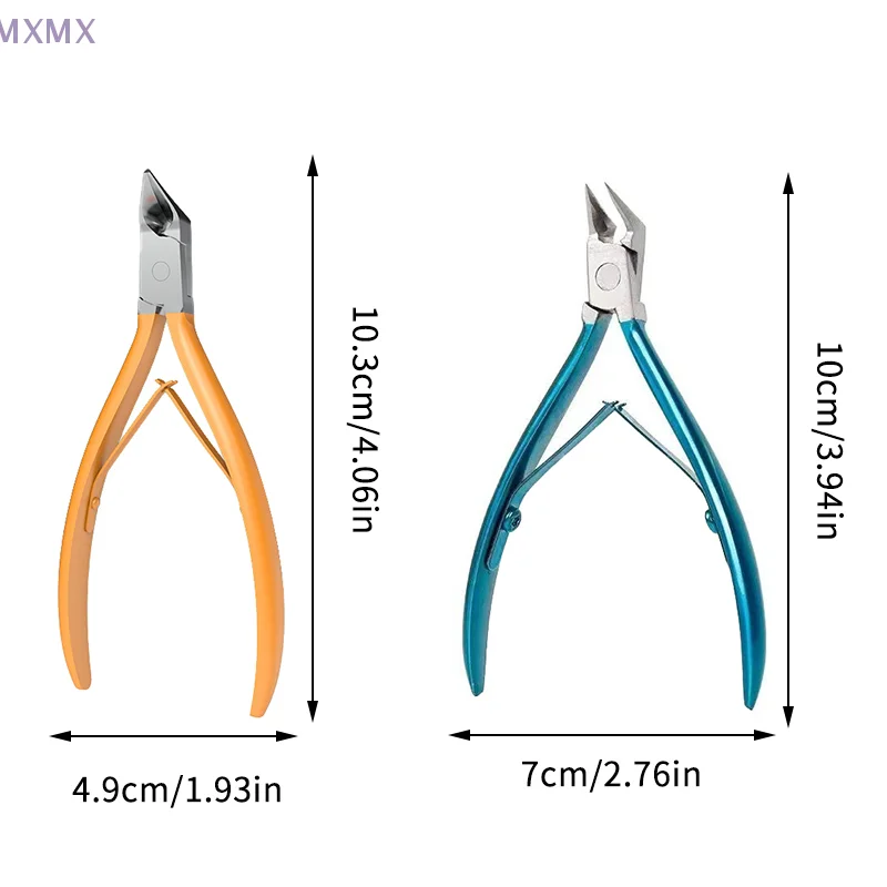 Nail Cutter Cuticle Nippers Thick Ingrown Toenail Scissors Dead Skin Removal Nail Clipper Stainless Steel Pedicure Tool