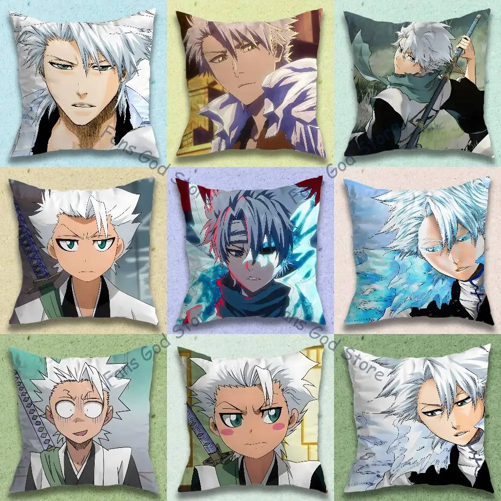 B-Bleach T-Toshiro Hitsugaya Pillow Gift Home Office Decoration Bedroom Sofa Car Cushion Cover case