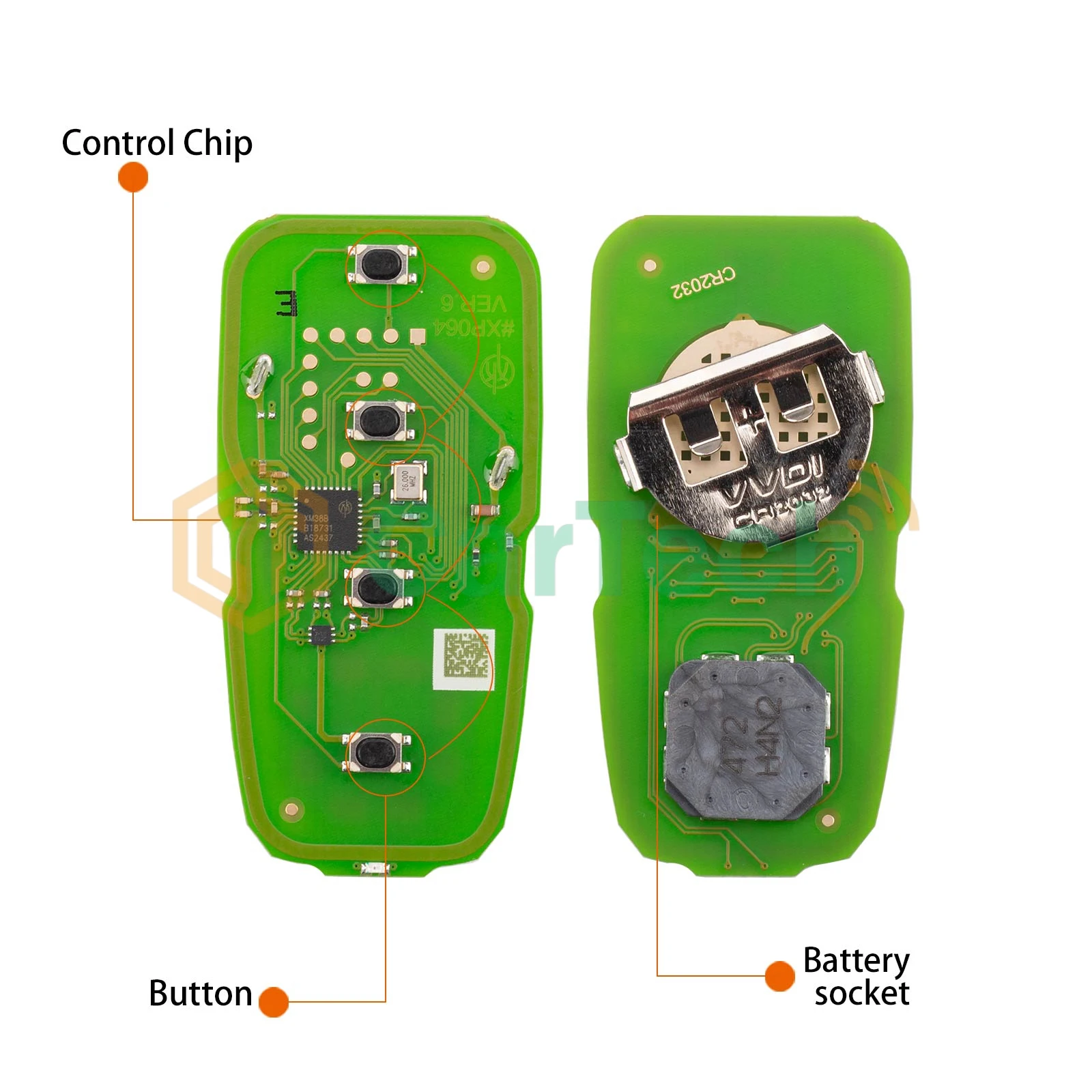 1 PCS Xhorse XM38 Universal Smart Key XSCH01EN For Chrysler Style