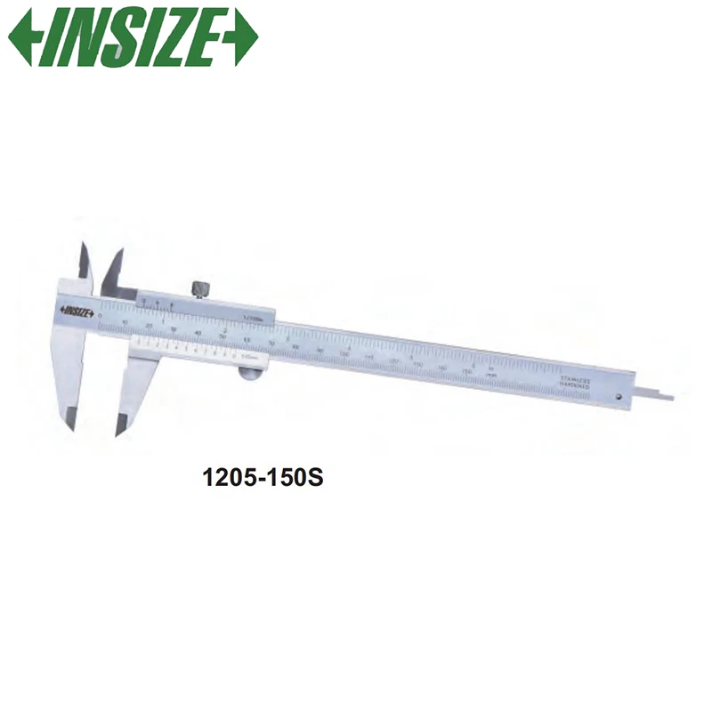 Insize stainless steel Vernier Caliper,graduation 0.02mm metric/inch