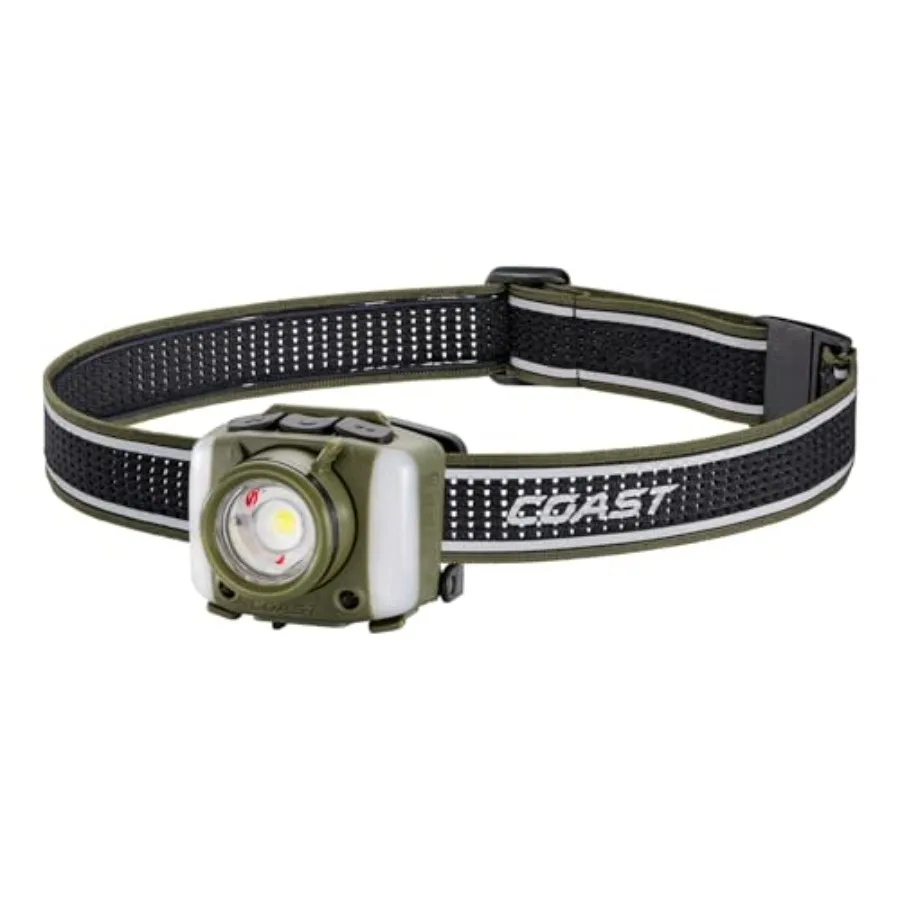 

FL95R 1250 Lumen Rechargeable Plus LED Headlamp with Green Red and Area Light Modes and Glide Focus