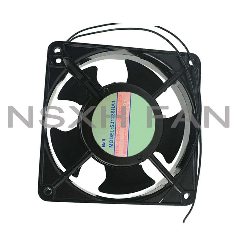 Ball Bearing Sistema Gabinete Ventilador, SJ80025HA1, 110V a 120V, 0.14A, 8025, Novo