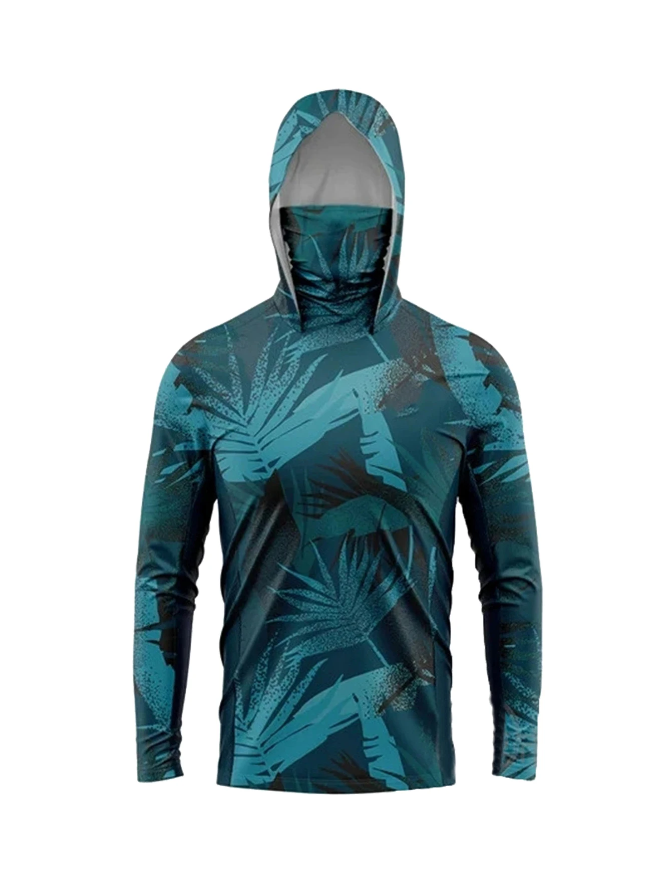 メンズUPF50+日焼け防止フィッシングフーディー、フェイス - Outdoor Hunting Hoodie のレビューと価格