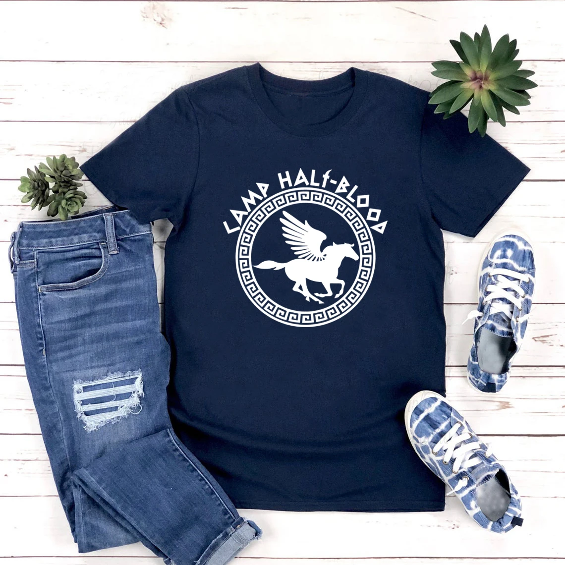 Camp Half Blood T Shirts Fall Training Camp Game Tshirt Halloween Magical Gift Unisex Short Sleeve T-shirts Casual Harajuku Tees
