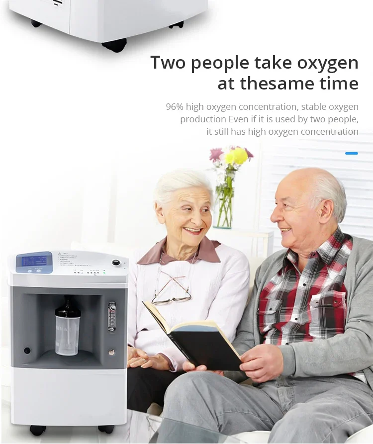 

COXTOD 93% Oxygen Concentrator Generator 10L Medical Oxygen Machine for People Pet with Single Doul Optional