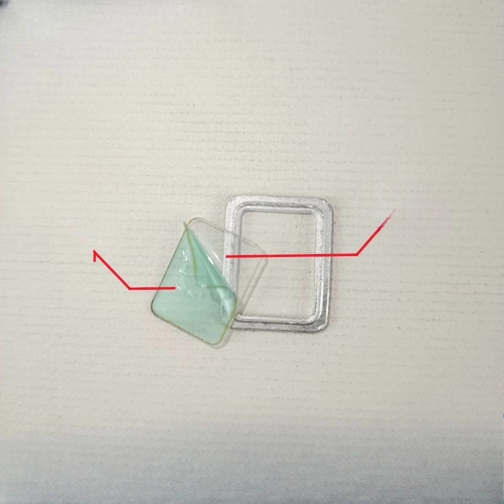 12PCS Alloy Square Porthole w PVC Lens Model Miniature Boat Windows Length 20/17/14.5/11.5mm for Simulated Ship Decorative Parts