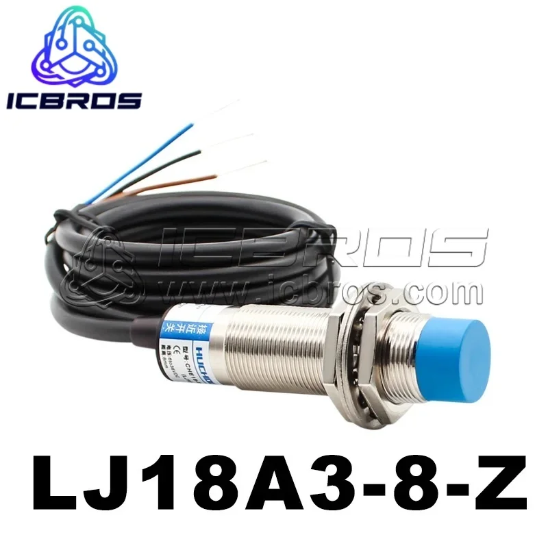 Proximity Switch Sensor LJ18A3-8-Z/BX LJ18A3-8-Z/AX BY AY EX DX EZ DZ Three Wire 24V Normally Open LJ18A3-8-Z/AY LJ18A3-8-Z/DZ