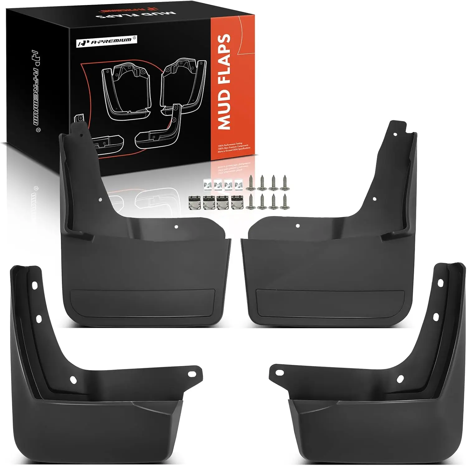 

Set of 4 Mud Flaps Splash Guards for 2020-2025 Front & Rear (Driver & Passenger Side)