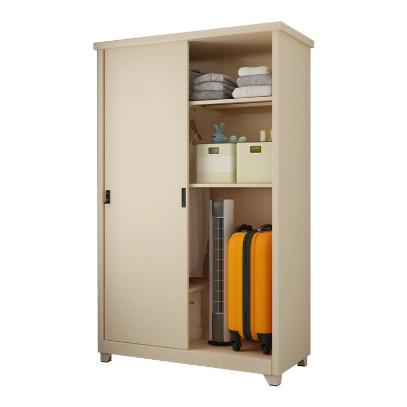 

Household sunscreen balcony locker sliding door iron cabinet for sundries outdoor waterproof large-capacity storage cabinet