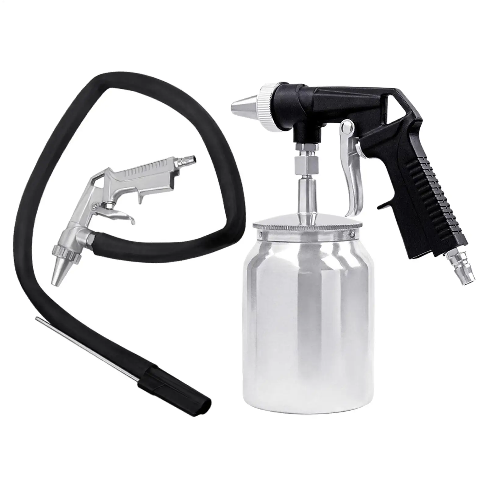 Pneumatic Sand blaster Gun High Pressure Sand Blasting Tool Rust Remover Kit for Auto Body Car Metal Surface Paint Removal