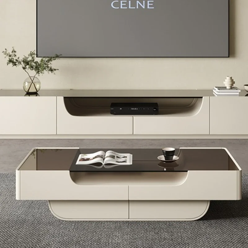 Floating Tv Furniture Comfortable Stand Full Modern Dining Cabinet Unit Portable Luxury Table Complete Mueble Salon Room Console