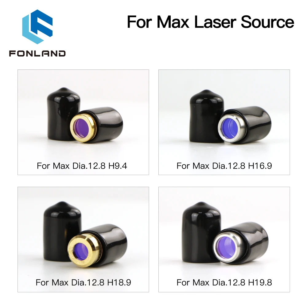 Fonland Fiber Laser Source QBH Output Connector Protective Window Lens Group for MAX Laser Cutting Head and Source Cable