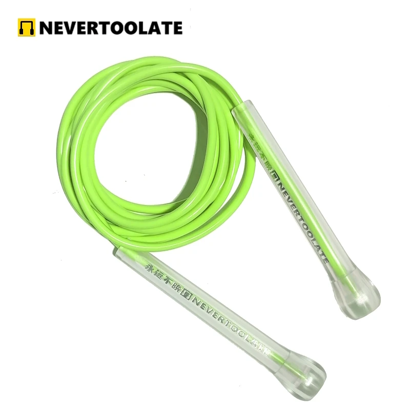 NEVERTOOLATE 복싱 스피드 소프트 PVC 점프 스키프 로프 엉킴 프리 스키핑 크로스핏 피트니스, 매우 긴 3.2 미터, 14cm 복스 핸들 Best5 NEVERTOOLATE 복싱 스피드 소프트 PVC 점프 스키프 로프 엉킴 프리 스키핑 크로스핏 피트니스, 매우 긴 3.2 미터, 14cm 복스 핸들 Best5