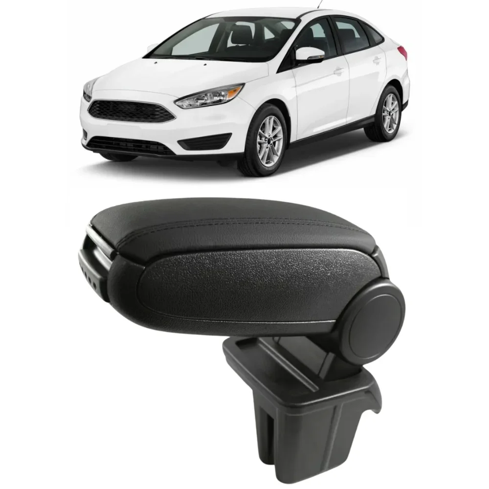 

Подлокотник, центральная консоль, черная кожа для Ford Focus MK3 III 2015-2018, оригинальные аксессуары для салона автомобиля, запасные части