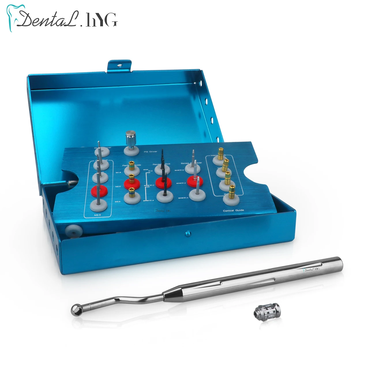 High Quaity Dental Implant Screw Removal Kit Broken Cover Screw Extractor Surgical Remover Instruments