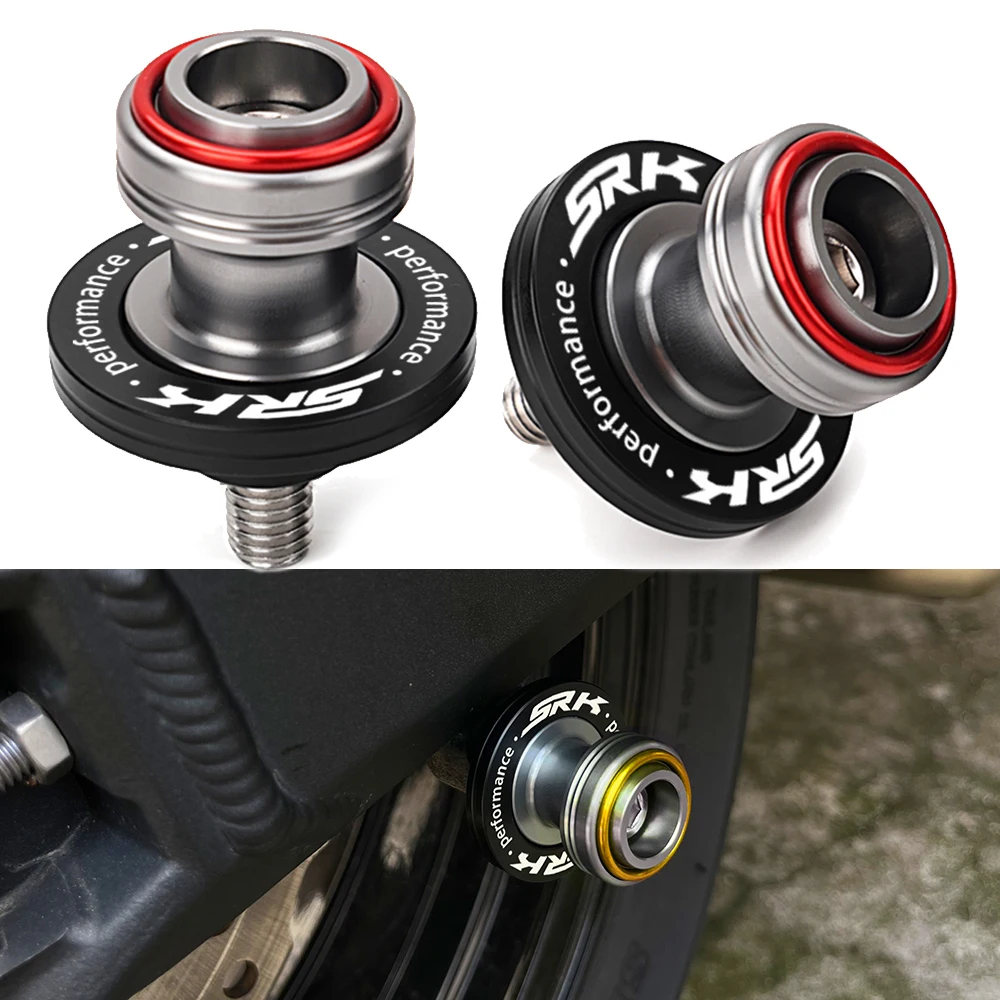

M6 Swingarm Spools For QJMOTOR SRK 800RR SRK800 900 550 700 600 SRK 600 RR/RS 550S 250 150 Motorcycle Parts Slider Stand Bobbins
