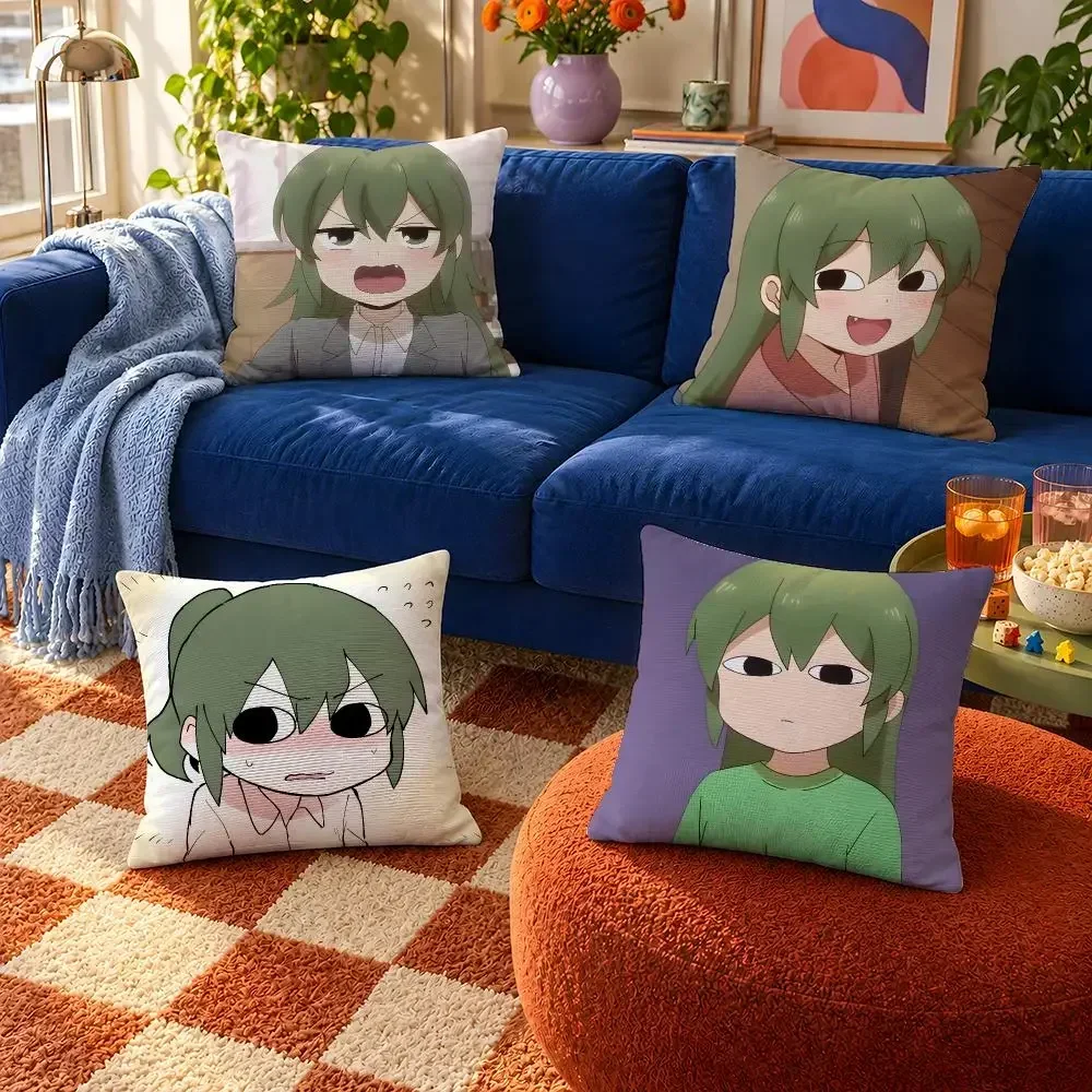 Annoying Cover Senpai Throw My Pillow Cover Futaba Soft Short Is Plush Case For Sofa Bedroom Cozy Home Decor Anime