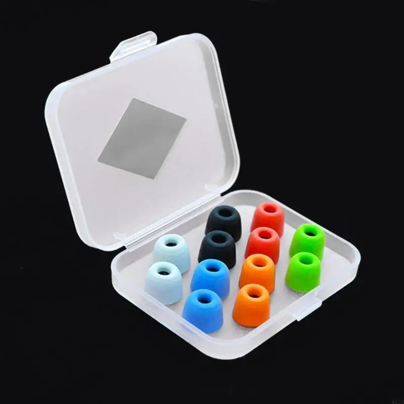 กรณีการป้องกัน EARBUD, กล่องเก็บข้อมูลที่ชัดเจน eartips, ที่วาง eartips ที่สะดวกสำหรับสำนักงานและห้องออกกำลังกายใช้สำหรับ 6pair