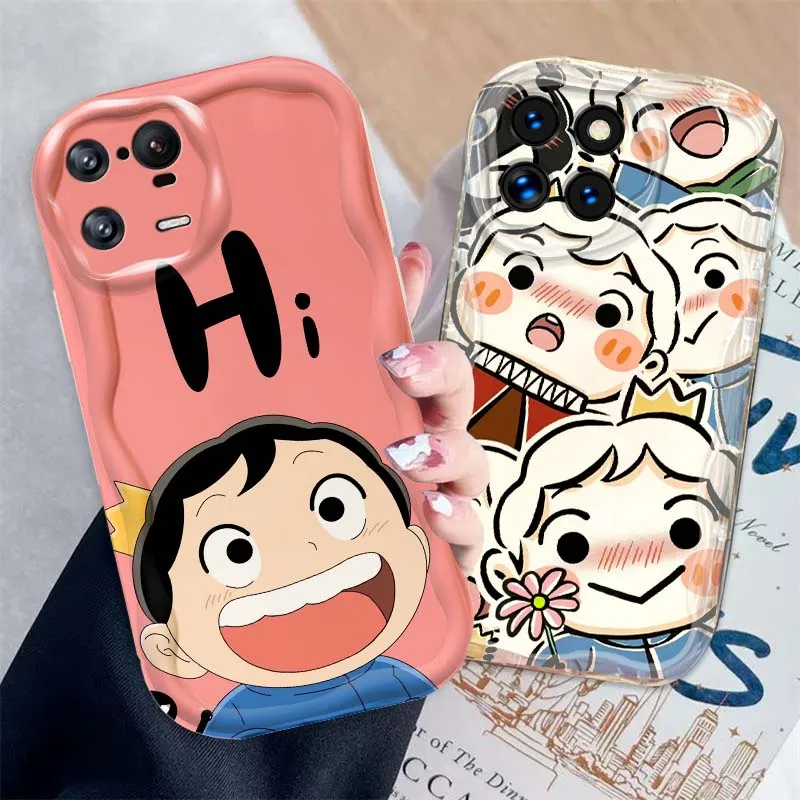 

Cute King Ranking Cartoon For Xiaomi Mi 11 12 12T 14 15 Lite Ultra Poco F4 X3 X5 X6 X4 X7 M6 F6 Pro 5G Wave Oil Phone Case