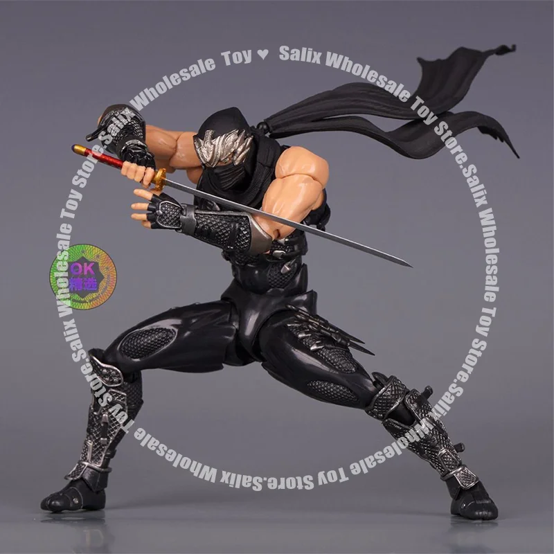 OK Factory Ryu Hayabusa Kaiyodo Revoltech مذهلة Yamaguchi Ninja Gaiden Ryu Hayabusa نماذج شخصيات الحركة Ko نموذج لعبة مخصصة #3