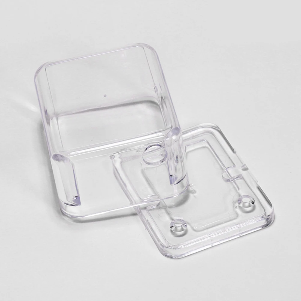 

3pcs Music Accessories Clear Case Diy Hand Crank Wind up Plastic Boxes Plastic Hand Crank Music Boxes Diy Parts Mechanism Tiny