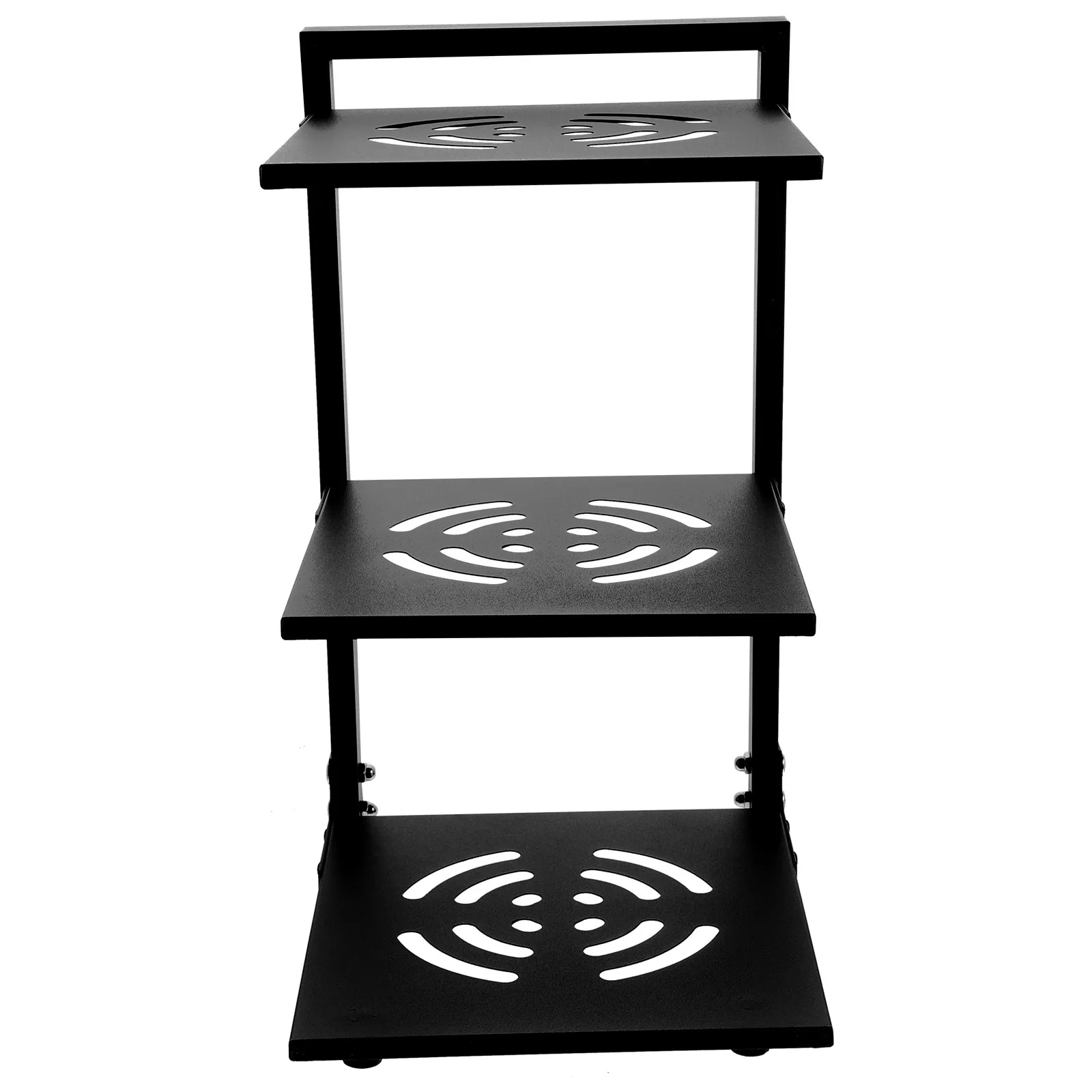 

3-Tier Multi-Layer Pot and Pan Organizer Heavy Duty Carbon Steel Cookware Rack for Cabinet Under Sink Storage Vertical Pots