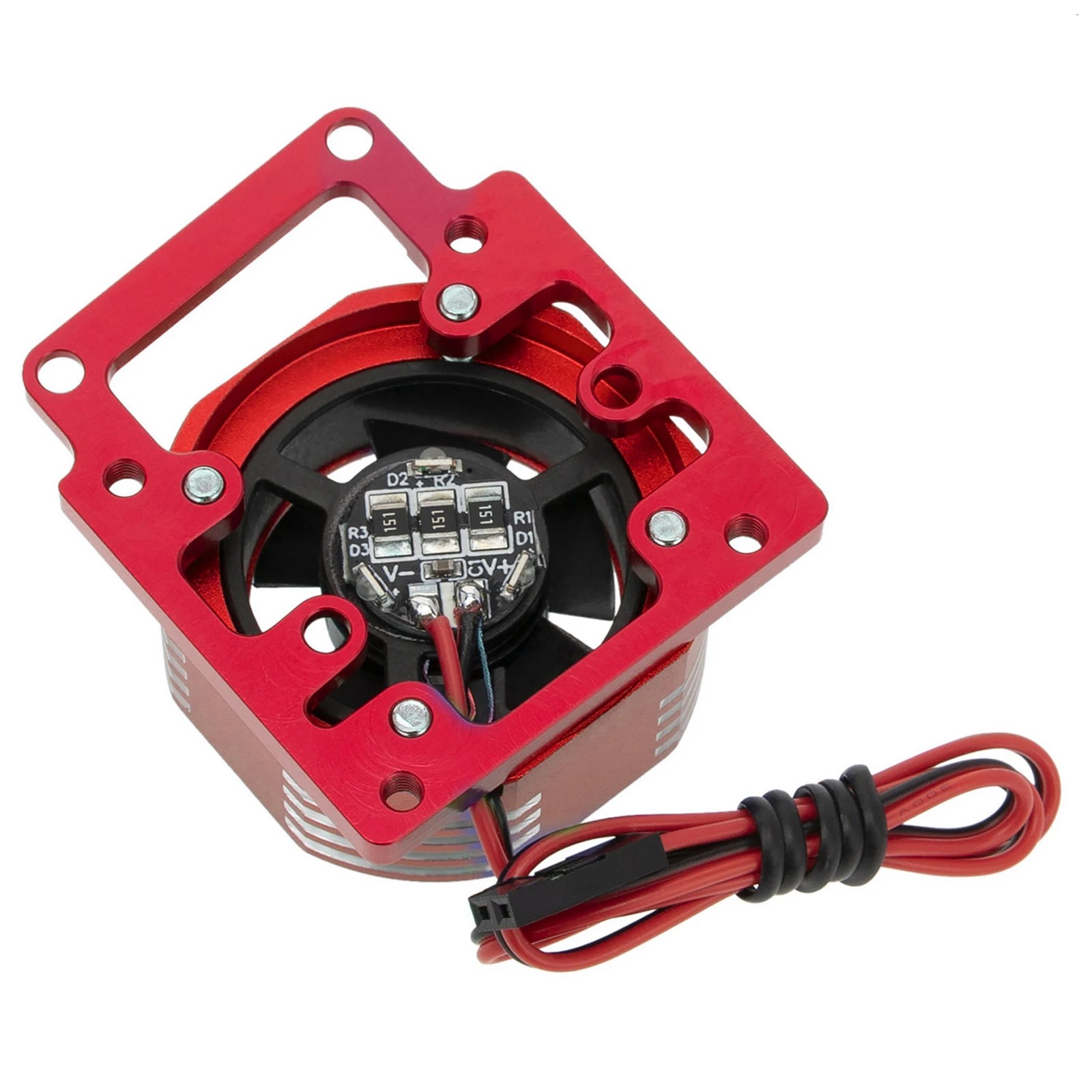 22000 Rpm Alloy Motor Cooling Fan for TRAXXAS 1/8 4WD SLEDGE MONSTER TRUCK-95076-4  Aluminum Alloy Color Optional Driven Fan