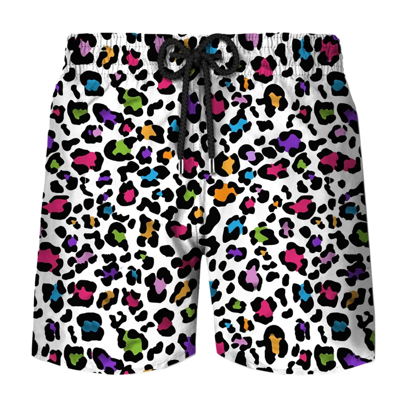 New Abstract Graffiti Hawaii Beach Shorts Pants Men Y2k 3D Printed Bermuda Surfing Board Shorts 2023 Swimsuit Summer Swim Trunks