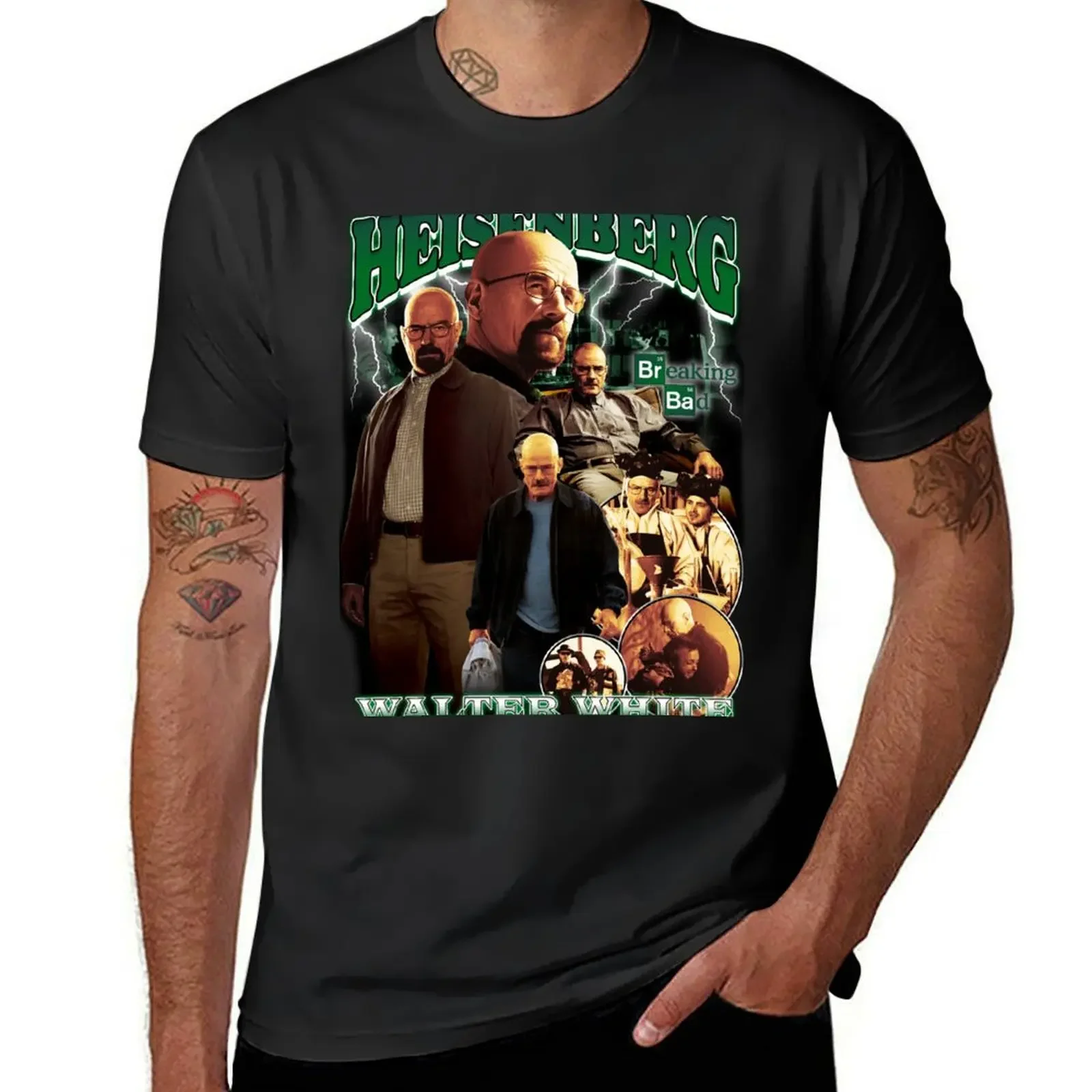 Heinsenberg walter white bb - bootleg vintage T-Shirt customs graphic tee shirt Aesthetic clothing plus sizes luxury clothes men