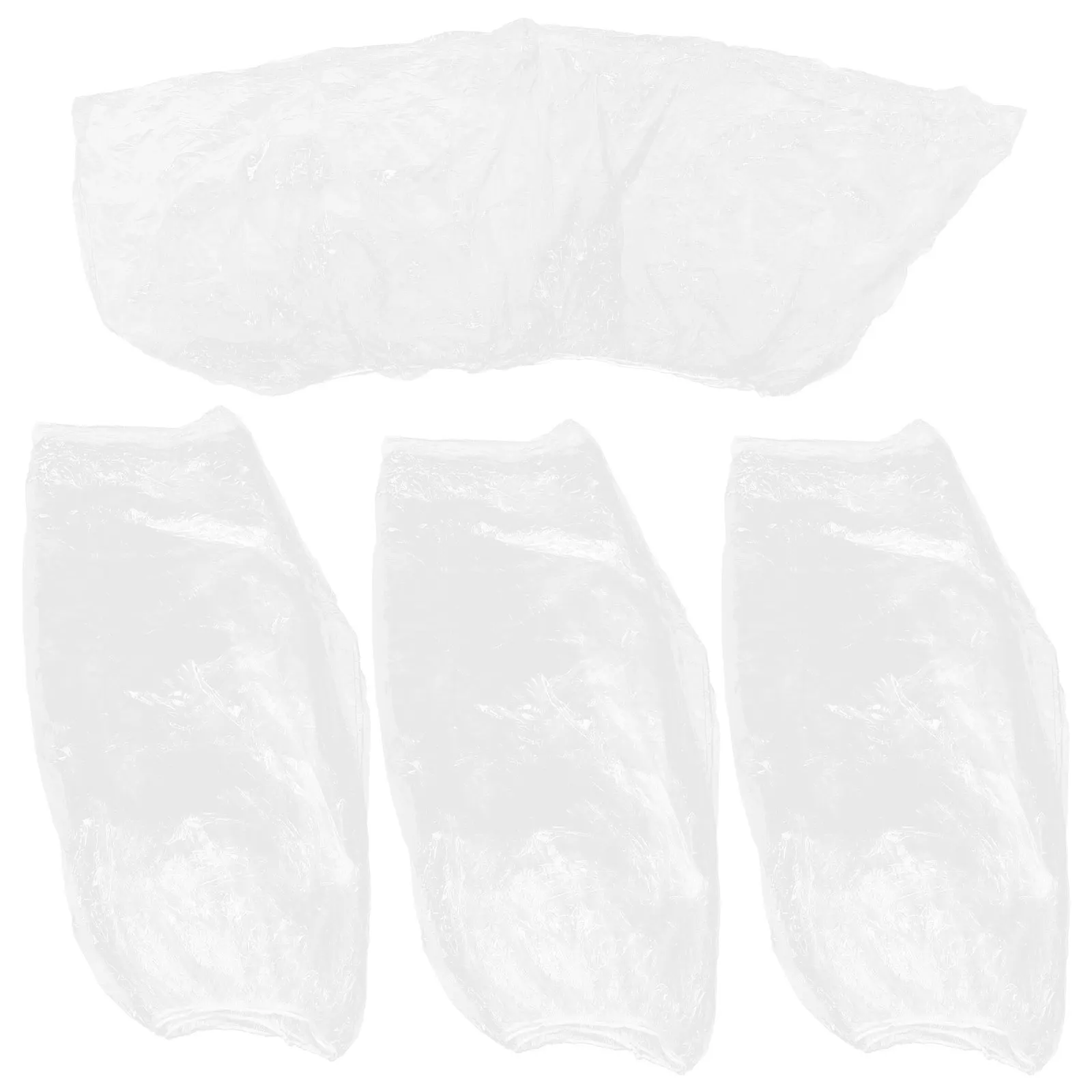 

4pcs Motorcycle Protective Waterproof Outdoor Storage Clear Disposable Motorcycle Protective Cover Car Cover Heavy Duty