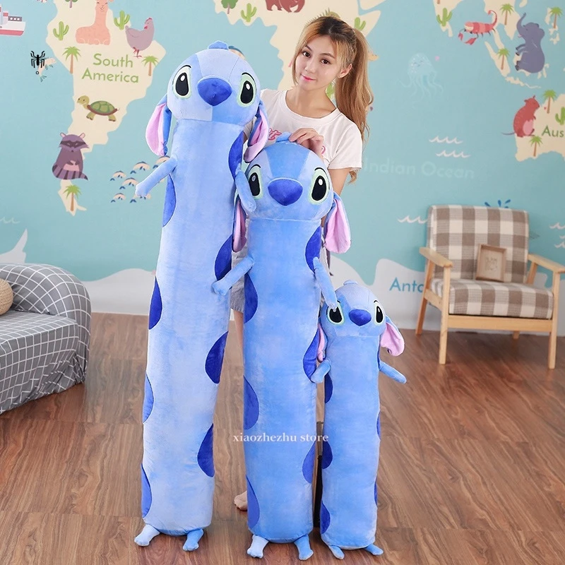 

95cm Disney Plush Toy Cartoon Pillow Lilo & Stitch Super Long Quality Soft Stuffed Dolls Anime Plush Kids Girl Birthday Gift