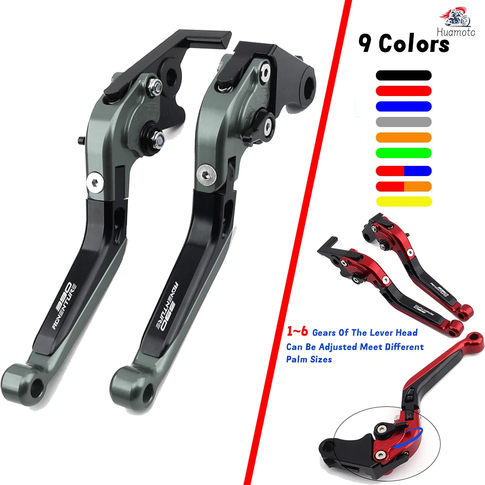 

Extendable Brake For 390 ADV ADVENTURE 390ADV 2020-2023 Clutch Lever Brake Lever Set Adjustable Motor Handle Levers Accessories