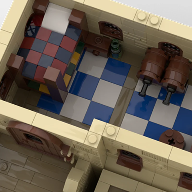 Bloc de construction de modèle de château de soldat Empire de Style désert, 4092 pièces, convient à l'échelle de figurines, récréez parfaitement la forteresse du désert