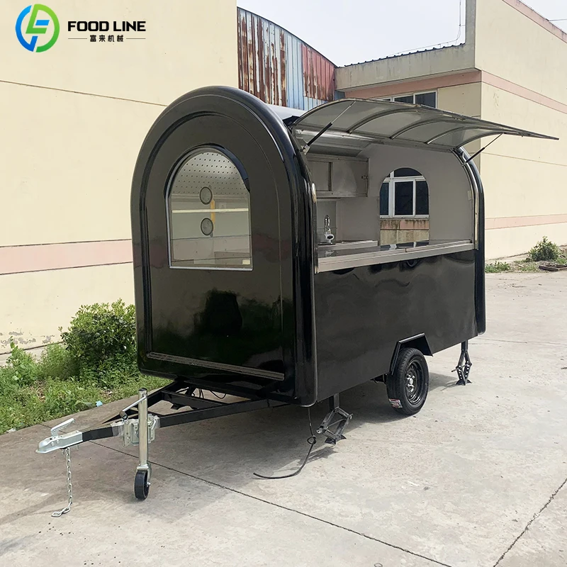 

Customized Food Rounded Trailer Enclosed Food Trailer 8x10 4m Food Trailer