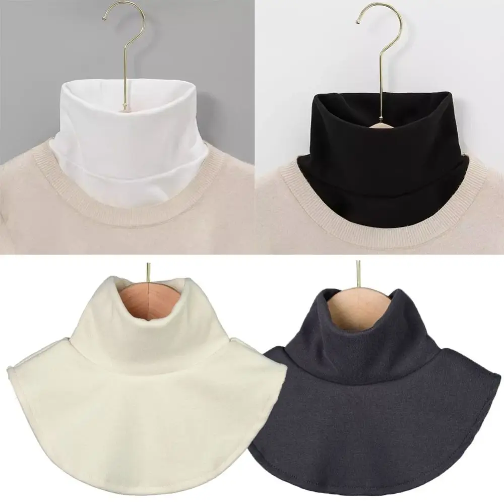 

Съемный детский декоративный воротник-накладка, утеплитель для шеи, однотонный, высокоэластичный