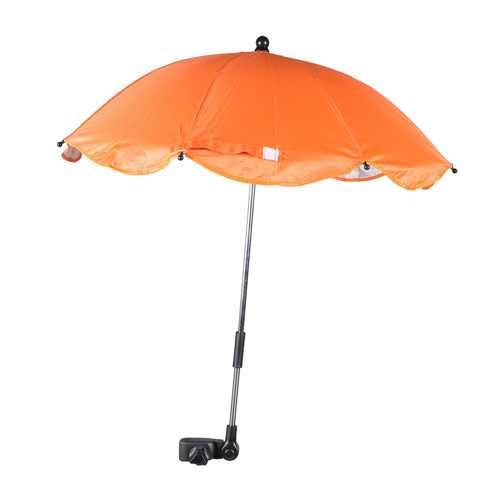 

Stroller Umbrella Baby Pushchair Parasol Clip-on Detachable Toddler with Clamp Adjustable